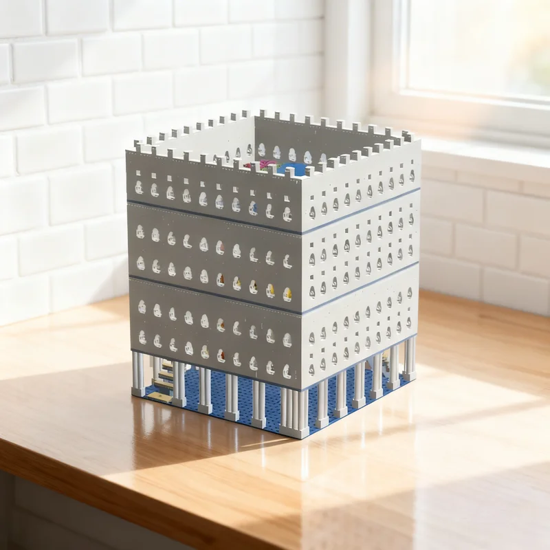 

3467 деталей MOC: Модульная модель венецианского дома для строительства уличной сцены, креативный подарок, конструктор для самостоятельной сборки, декор для взрослых и детей, премиум-класс, для рабочего стола