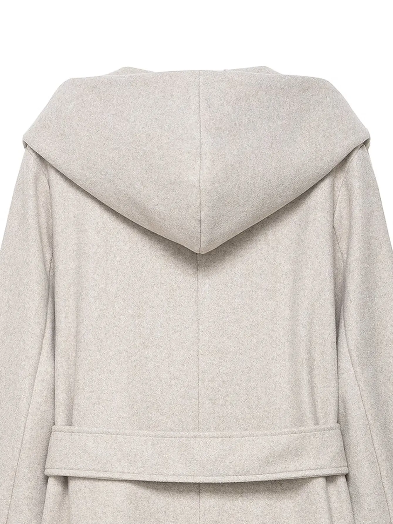 ملابس نسائية جديدة لعام 2025 على الطراز الأوروبي والأمريكي معطف بقلنسوة ناعم بأكمام طويلة ومزاج غير رسمي #6