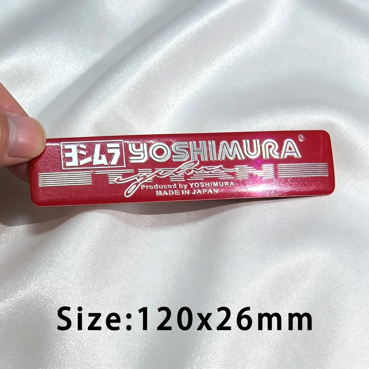 Motorcycle Exhaust Tip Pipe Stickers Motorbike Aluminium Alloy 3D Heat-resistant Muffler Decals Yoshimura Modified Parts