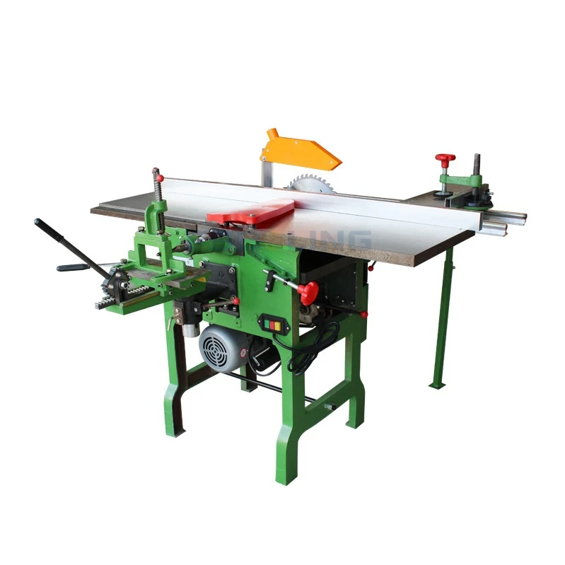 Woodworking Machinery Benchtop 10-in-1 Planer Equipment Full Copper Motor Wooden Board Flat Press Planing Machine