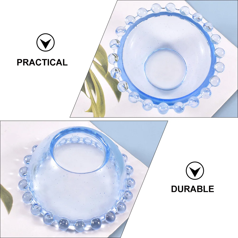 

Crystal Epoxy Silicone Mold for DIY Saucer Tray Making Washable Reusable Fine Workmanship Craft Project Accessory Jewelry