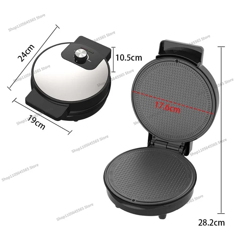 For Household Ice Cream Cone Machine Breakfast Crispy Reel Machine 1000W Electric Cake Pan Pancake Machine