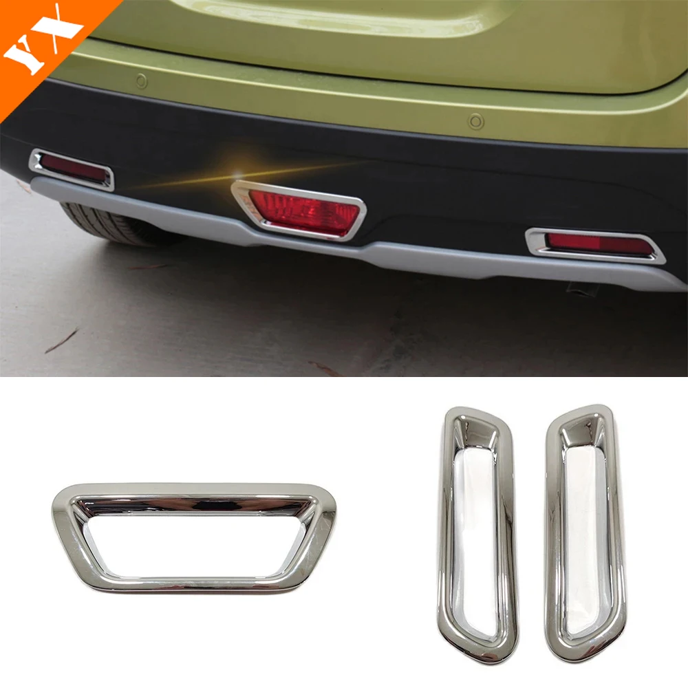 Full Set Chrome Accessories Car Headlight Front Rear Fog Tail Lamp Wiper Handle Cover For Suzuki S-cross Crossover 2014-2021