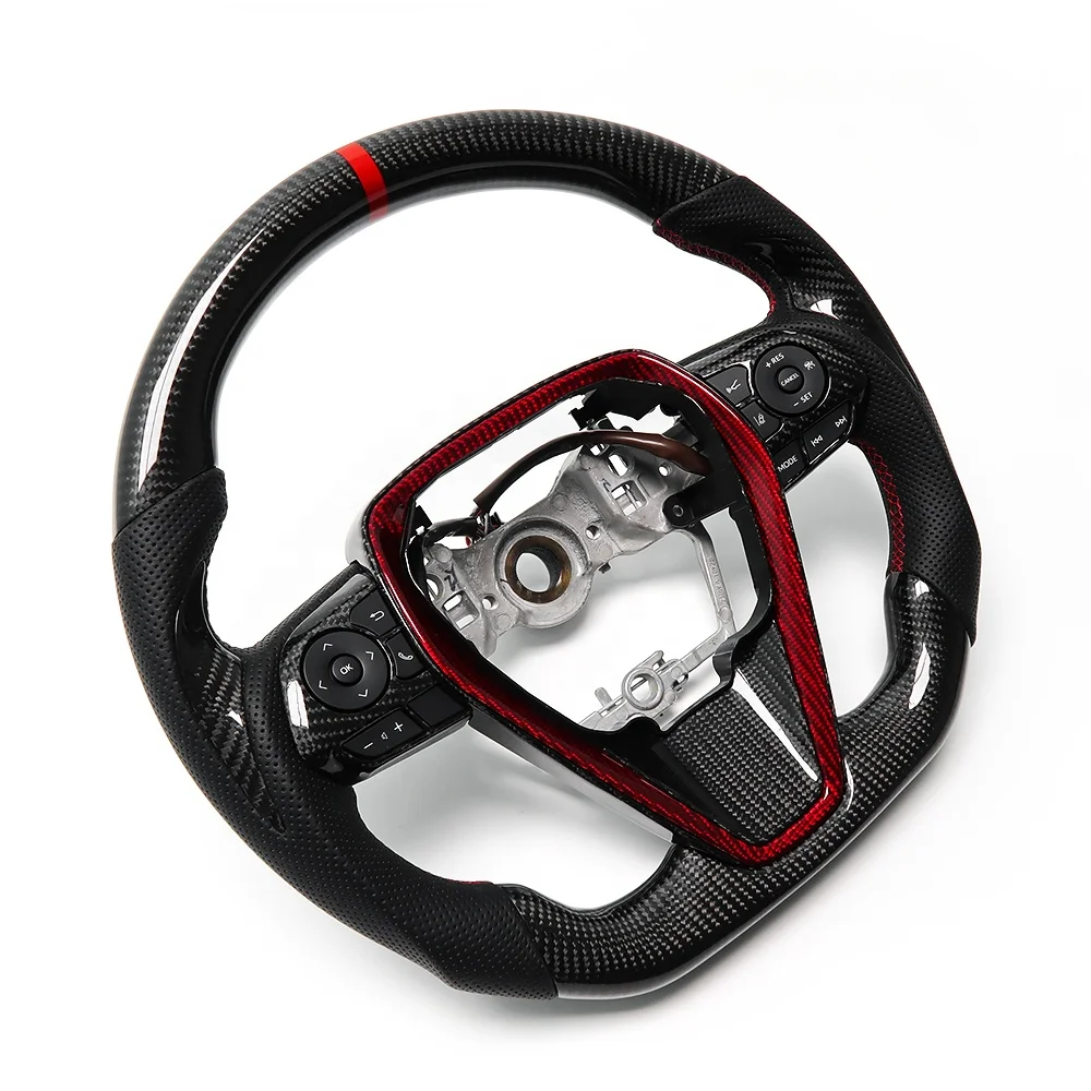 Carbon Fiber Steering Wheel For Toyota Corolla E210 2019 2020 2021 2022 Customized Car Steering Wheel Accesserios