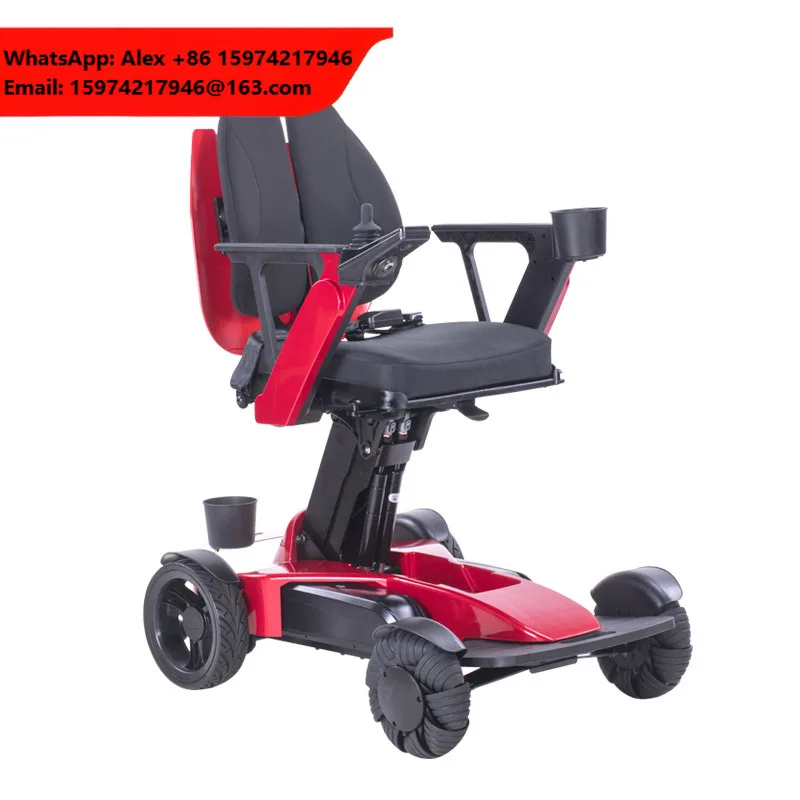 Delux Height-adjustable Folding Remote Control Electric Chair With Light-emitting Diode Lamp