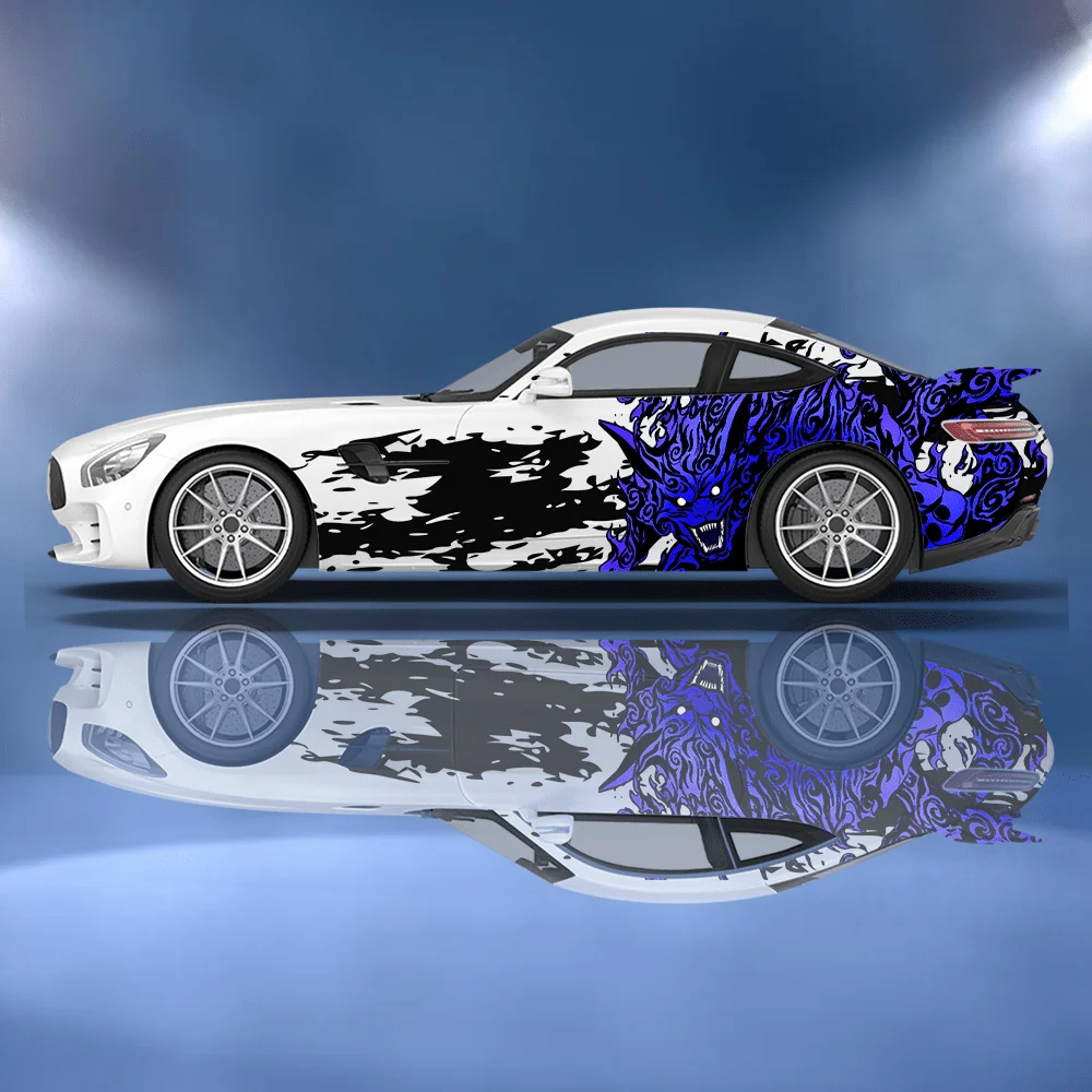 

Flame Leopard Decal Stickers, Car Stickers, Full Body Decal Decorations, Scratch Protection, Car Stickers, Waterproof