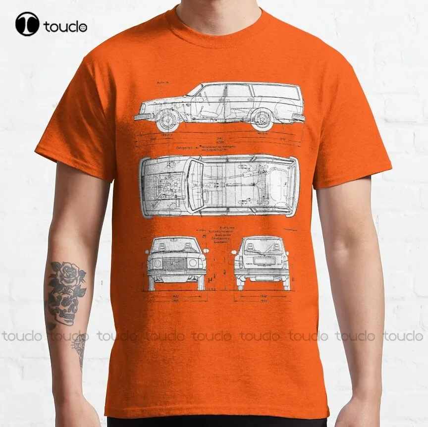 245 Road Test 200 Series, 200, 240, 245, Estate, Saloon, Sedan Classic T-Shirt Fall Shirts Women Xs-5Xl Streetwear All Seasons