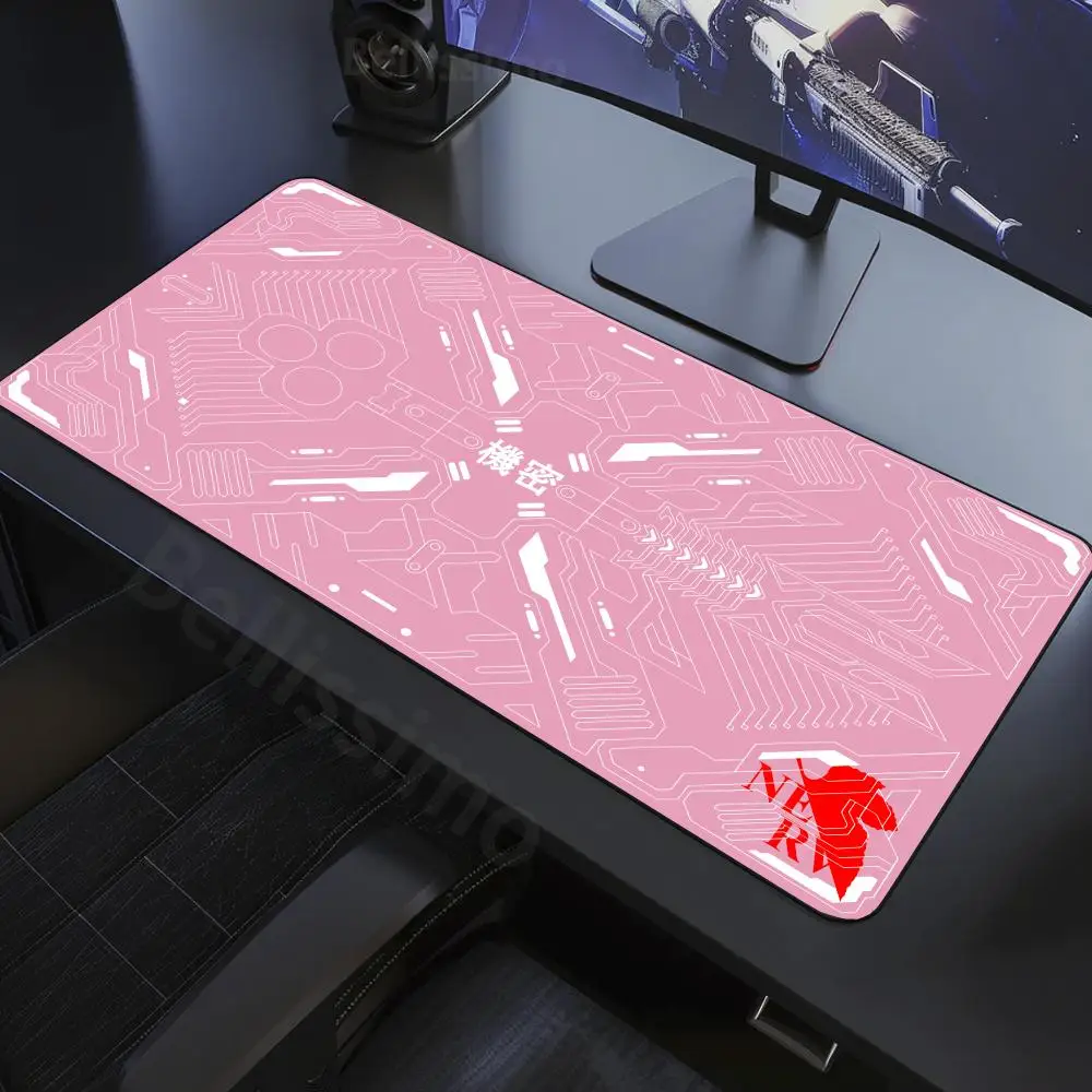 Imagem -02 - E-evangelion Borracha Mousepad Desk Pad Playmat Anime Mat Japonês Mouse Pads Superfície do Jogo Deskmat Manga Acessórios xl 1200x600