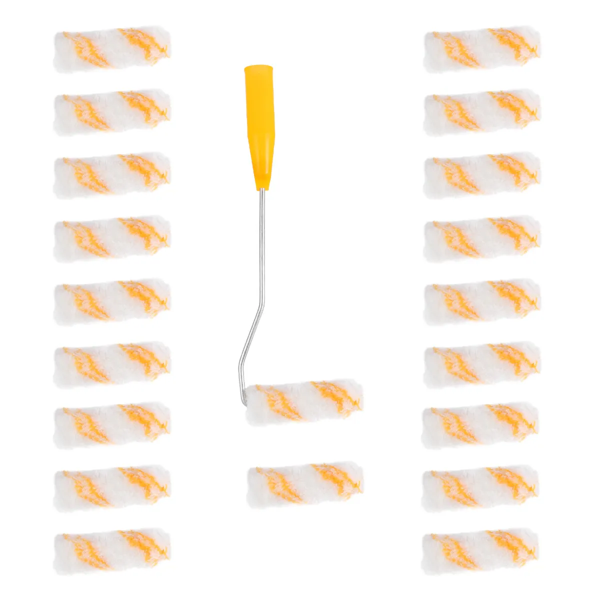Mini Paint Roller Set for Doors, Baseboards, Chair Rails – Professional Small Painting Kit for Adults