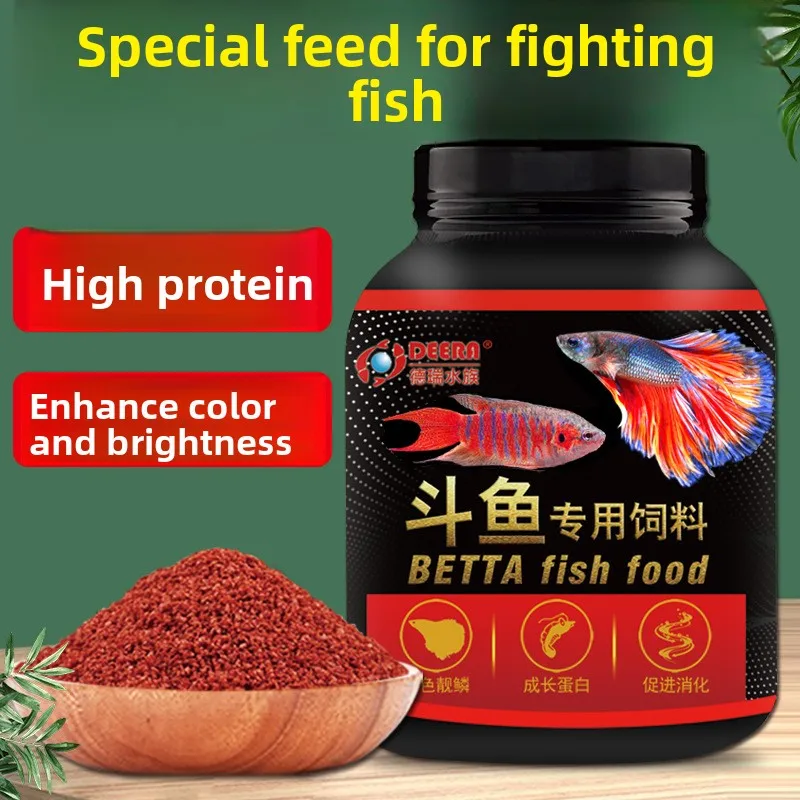 

DEERA Betta Fish Food, High Protein Micro Pellets for All Bettas Including Halfmoon & Chinese Wild Type (Siamese Fighting Fish)