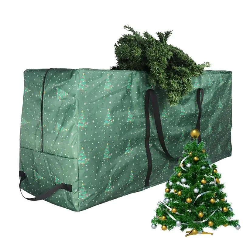 Christmas Tree Storage Bag Oxford Cloth Quilt Xmas Tree Clothes Organizer For Storing Christmas Garland Home Storage