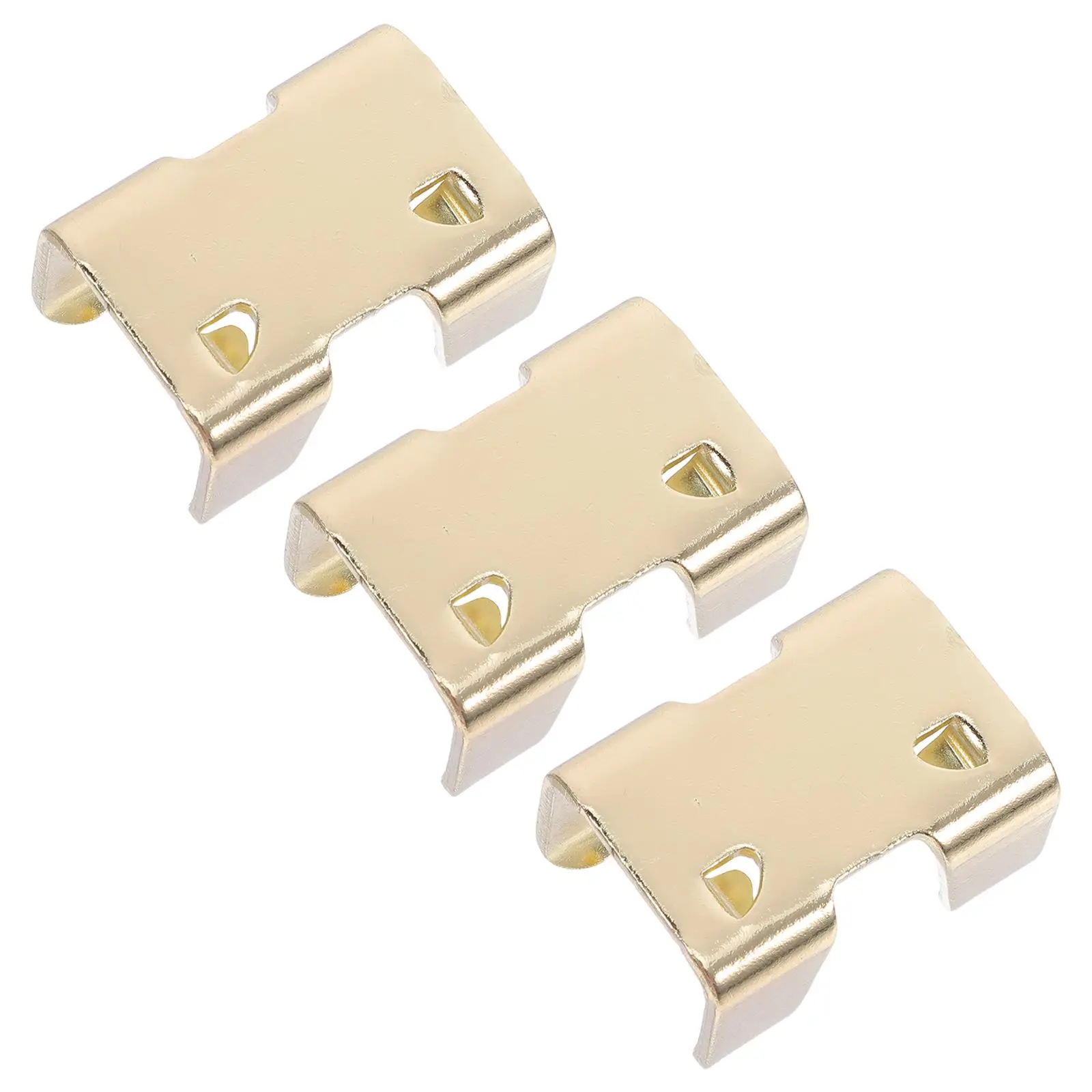 

3 Pcs Heavy Duty Double Rope Clamps Iron Suitable 14 to 16mm Ropes Pet Leashes Horse Leads Keychains Marine Uses Handicraft