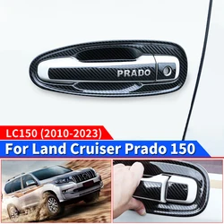 Poignée en Acier Inoxydable pour Toyota Land Cruiser Prado 150 Fj150 Lc150 2010-2023, Accessoires de Décoration 2022 2021 2020 2019 2018 2017 2016 2015 2014 2013 2012 2011 Protecteurs de poignée de porte extérieure