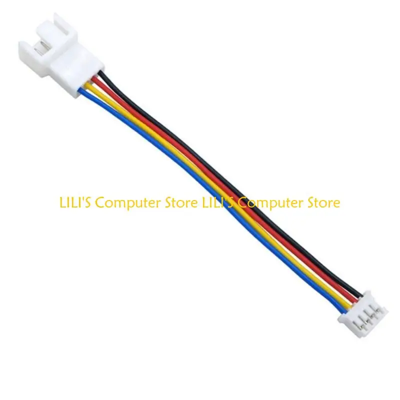 A52B PC Case Fan Connectors 4Pin PWMs To GPU Temperature Sensings Speed Regulation Cable
