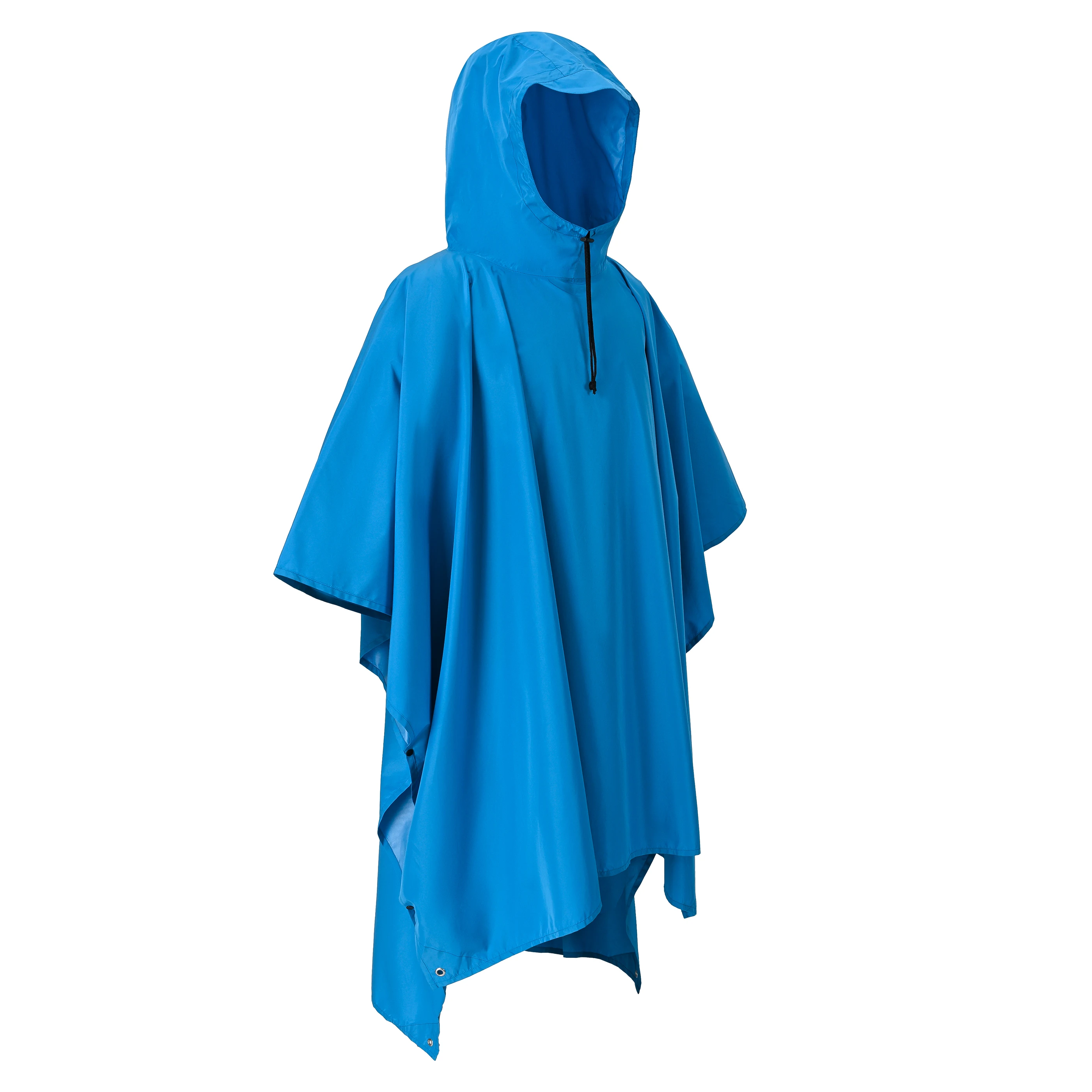 Mens Waterproof  Raincoat, Multi-Functional Portable Awning Outdoor Mat for Camping Picnic Bicycle Rainwear Tent