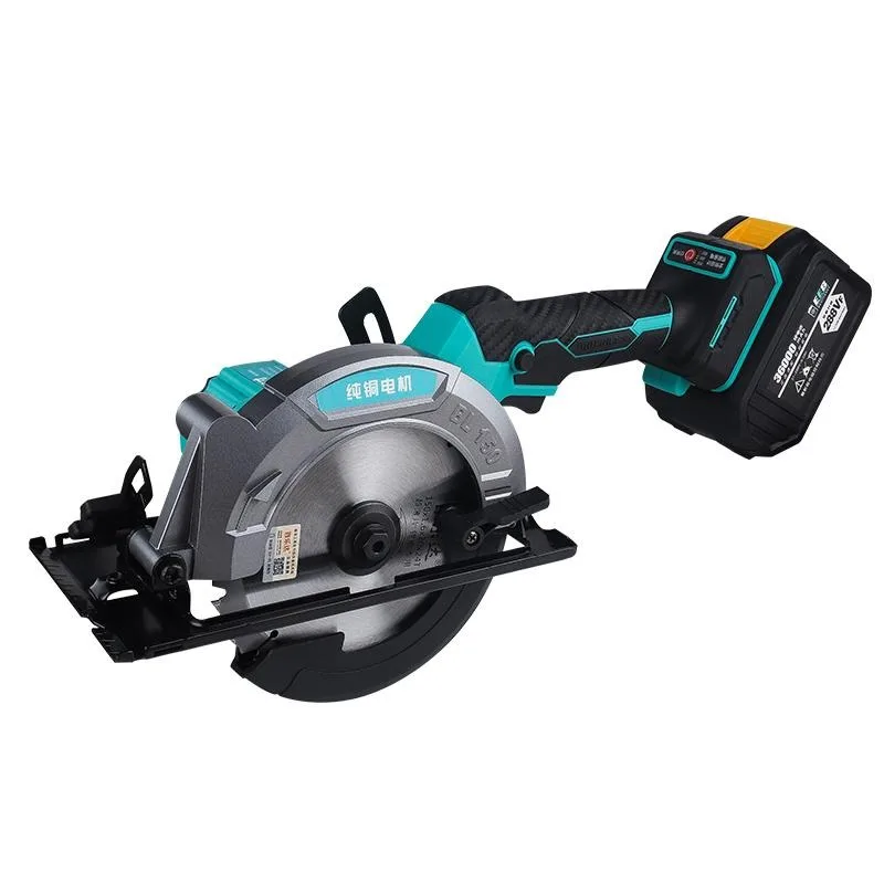 

2025 Customized Handheld Cordless Lithium Electric Circular Saw Diagonal Cutting Rechargeable Brushless Lithium Electric Saw