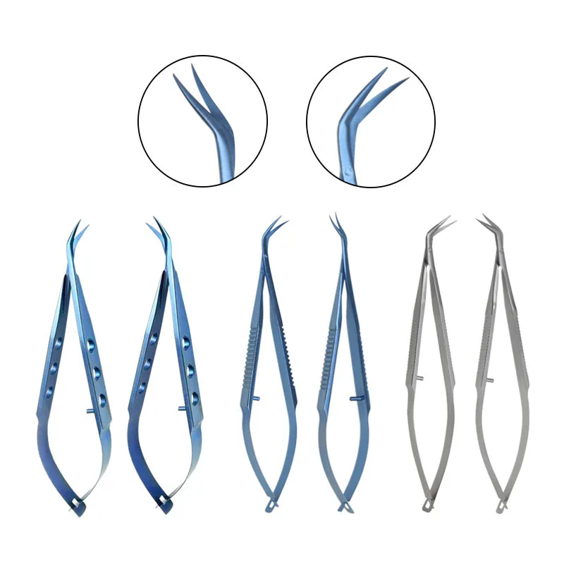 

Castroviejo Corneal Scissors Capsule Scissors Titanium/stainless Steel Micro Scissors Ophthalmic Instrument Eyelid Tools