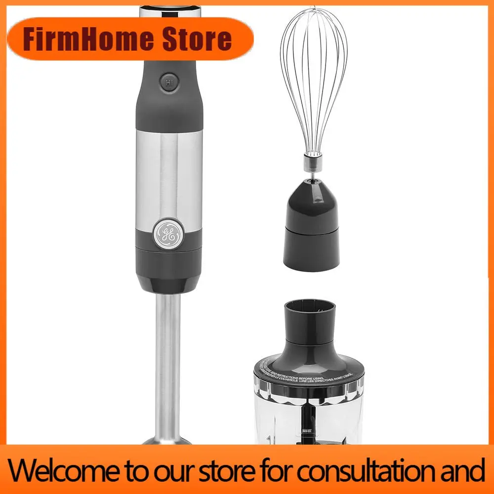 FirmHome Store500-Watt Handheld Blender With Whisk & Jar - Ideal For Shakes, Smoothies, And Baby Food