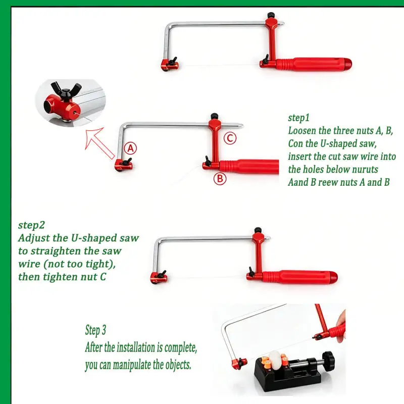 1/10 Rollen 0,15-0,5 mm Diamantschleifdraht 1 Meter Hocheffizient für Jade-, Kristall- und Edelsteinpolitur Handarbeit – Detail 3