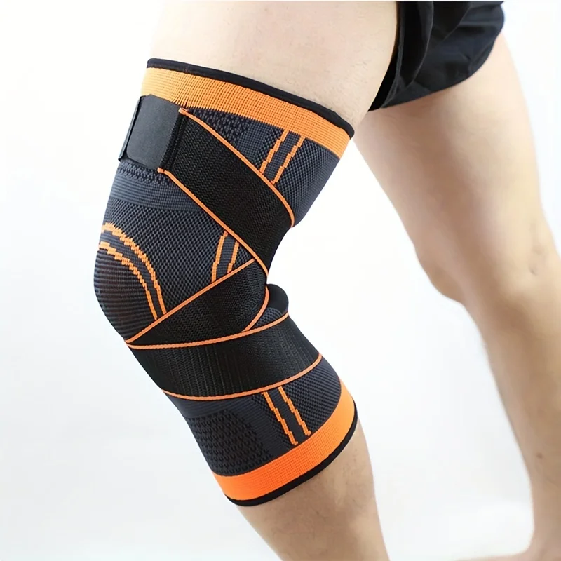 1pc Knee Pads Breathable Compression Knee support For Sports, Gym,Hiking,And Joint Support - High Elastic  Protector For Fitness