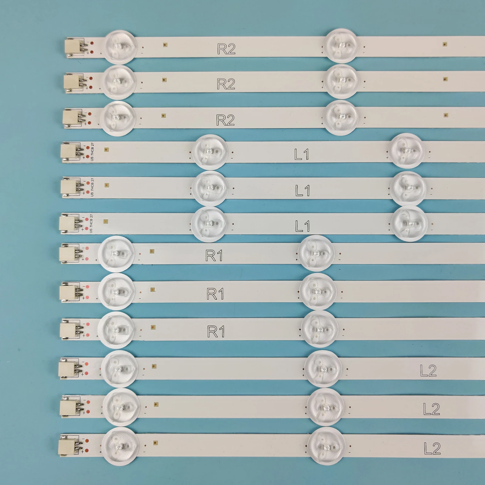 Tiras de retroiluminación para TV LG, 47 ", 47LA615S, 47LA615V, 47LA621S, 47LA621V, 47LA616V, 47LN5707, 47LN5708, 47LN570R, ROW2.1, REV0.7