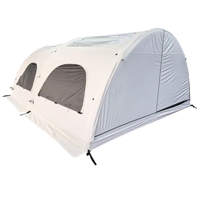 TC Cotton Inflatable Tunnel Tent Ideal for Outdoor Travel Large Space Camping and Multi-functional Use