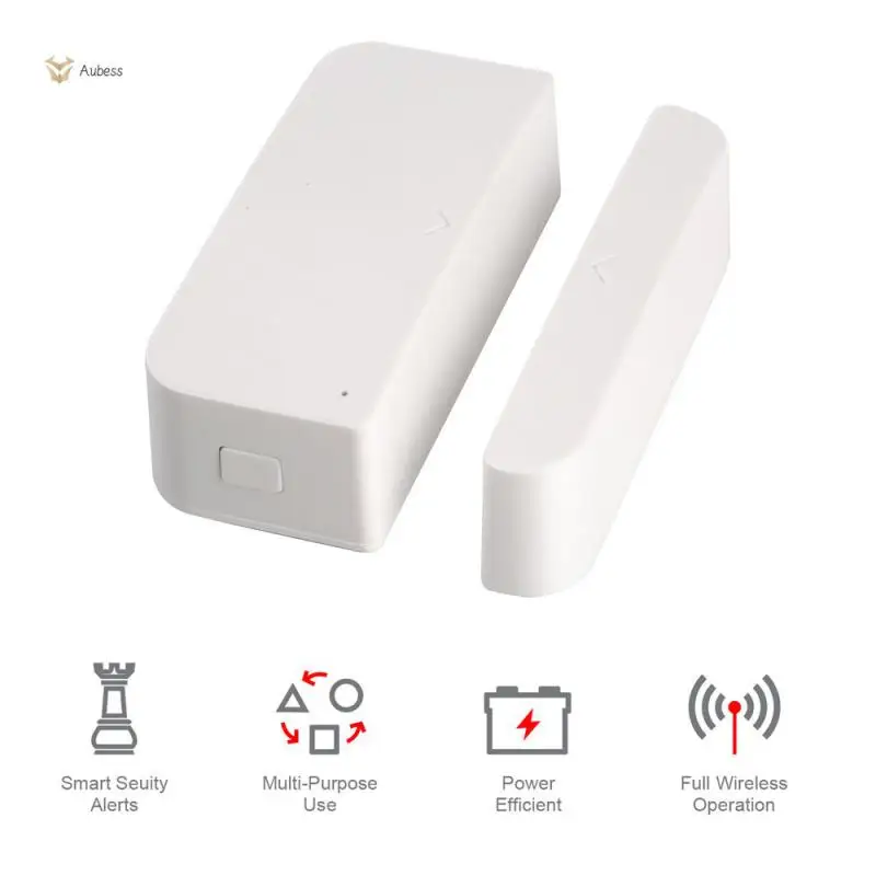 Door And Window Sensor Easy To Install Graffiti Design Smart Home Anti-theft Alarm Intelligent Sensor Magnetic Sensor Reliable