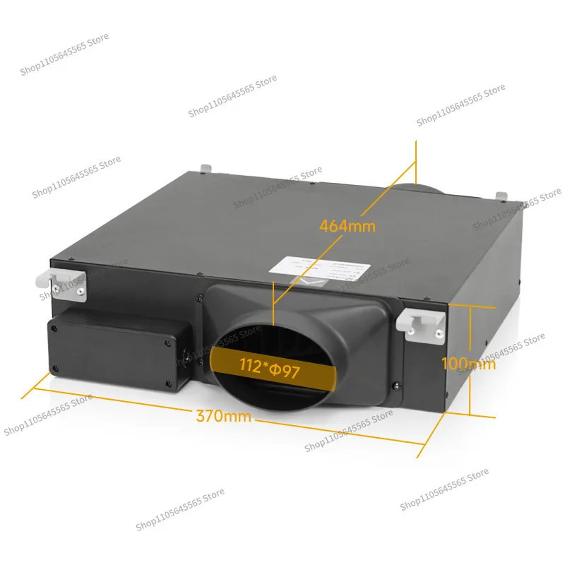 For custom centrifugal duct fan ceiling fresh air ventilation oval trend design 4/6/8 inch thin fan