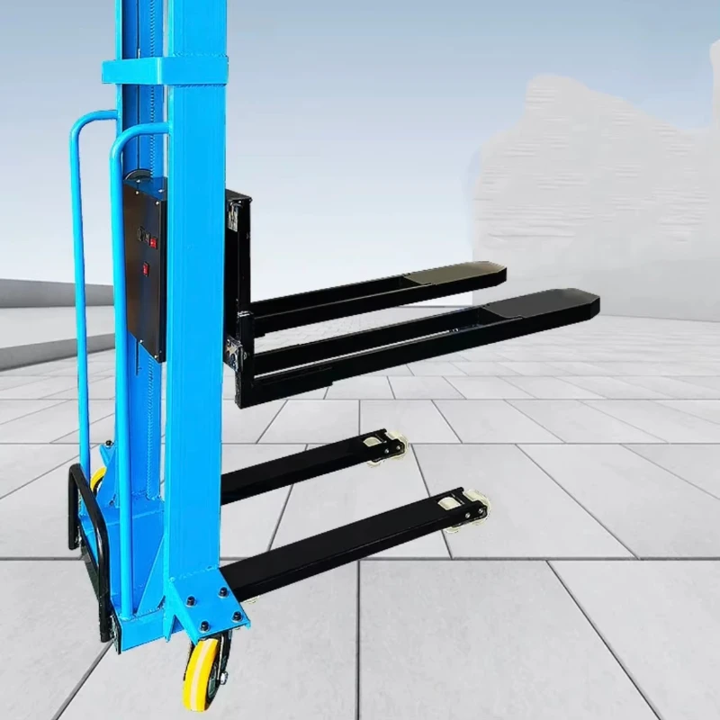 

2025 The latest portable electric pallet stacker, the latest technology for self-loading and self-lifting forklifts