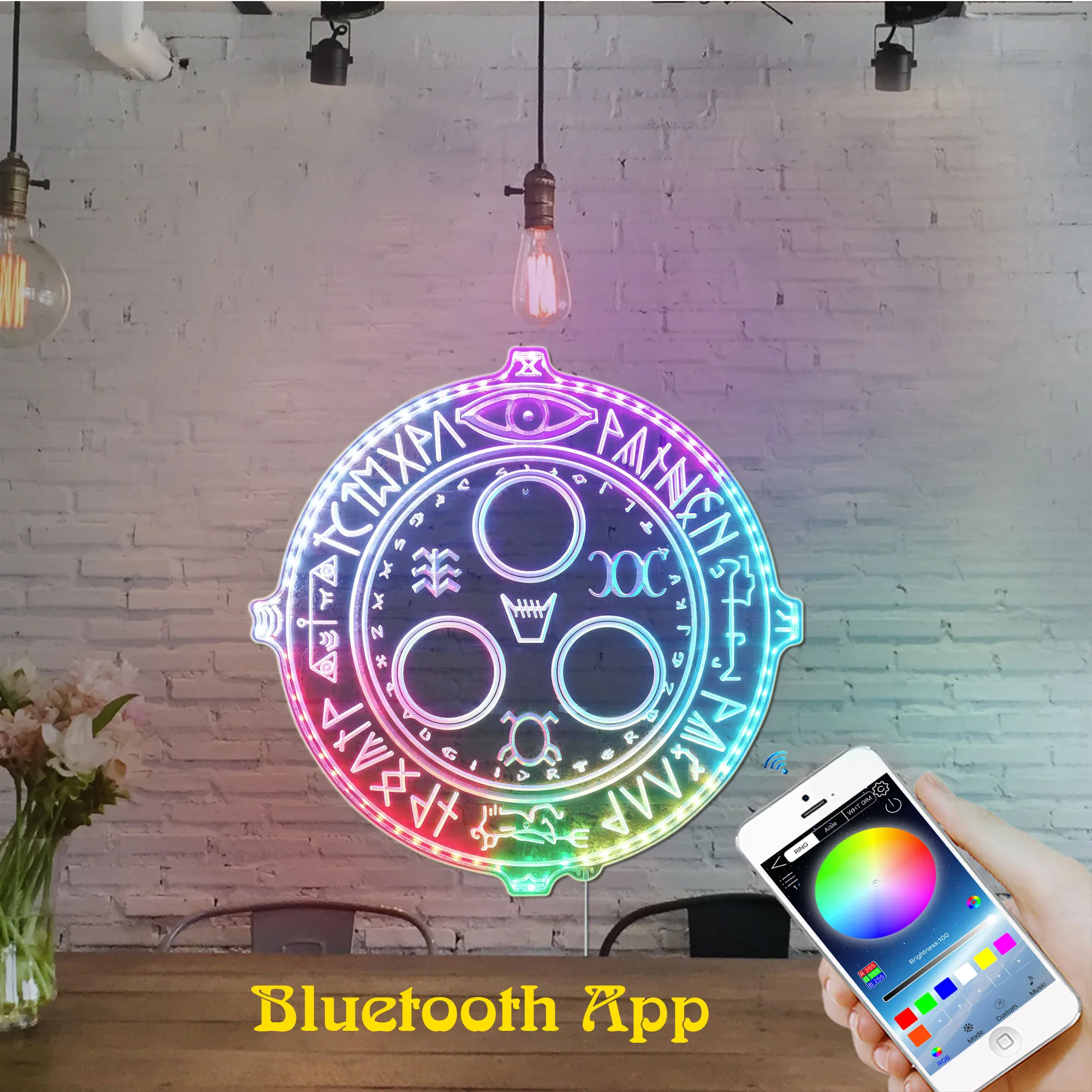 Silent Hill Halo Of The Sun Dynamic RGB Edge Lit LED Sign