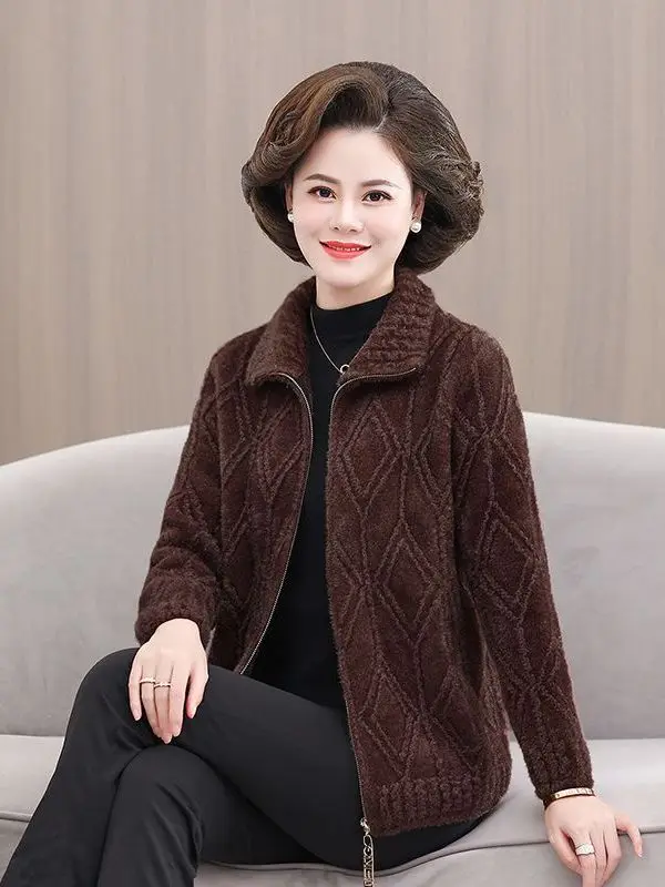 

Женское зимнее пальто больших размеров в Корейском стиле, свободная посадка, длинная све, с высокой талией, осенне-зимняя верхняя одежда для среднего возраста...