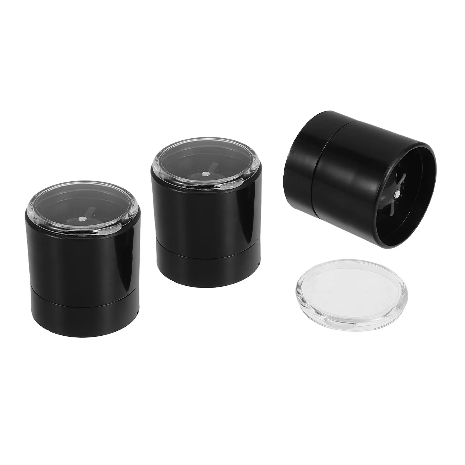 3Pcs Stainless Steel Manual Grinder Caps Spice Mill Lid Salt Pepper Grinder Top Cover Easy Clean Kitchen Accessory