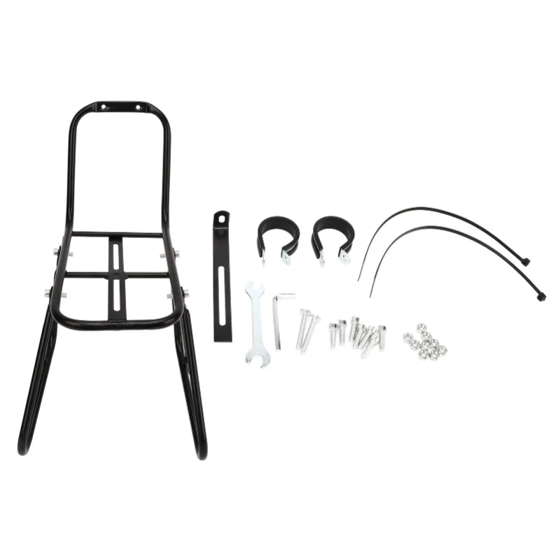 

Bike Front Cargo Rack Steel Roughened Bicycle Touring Carrier Rack Plus For Mountain Bike