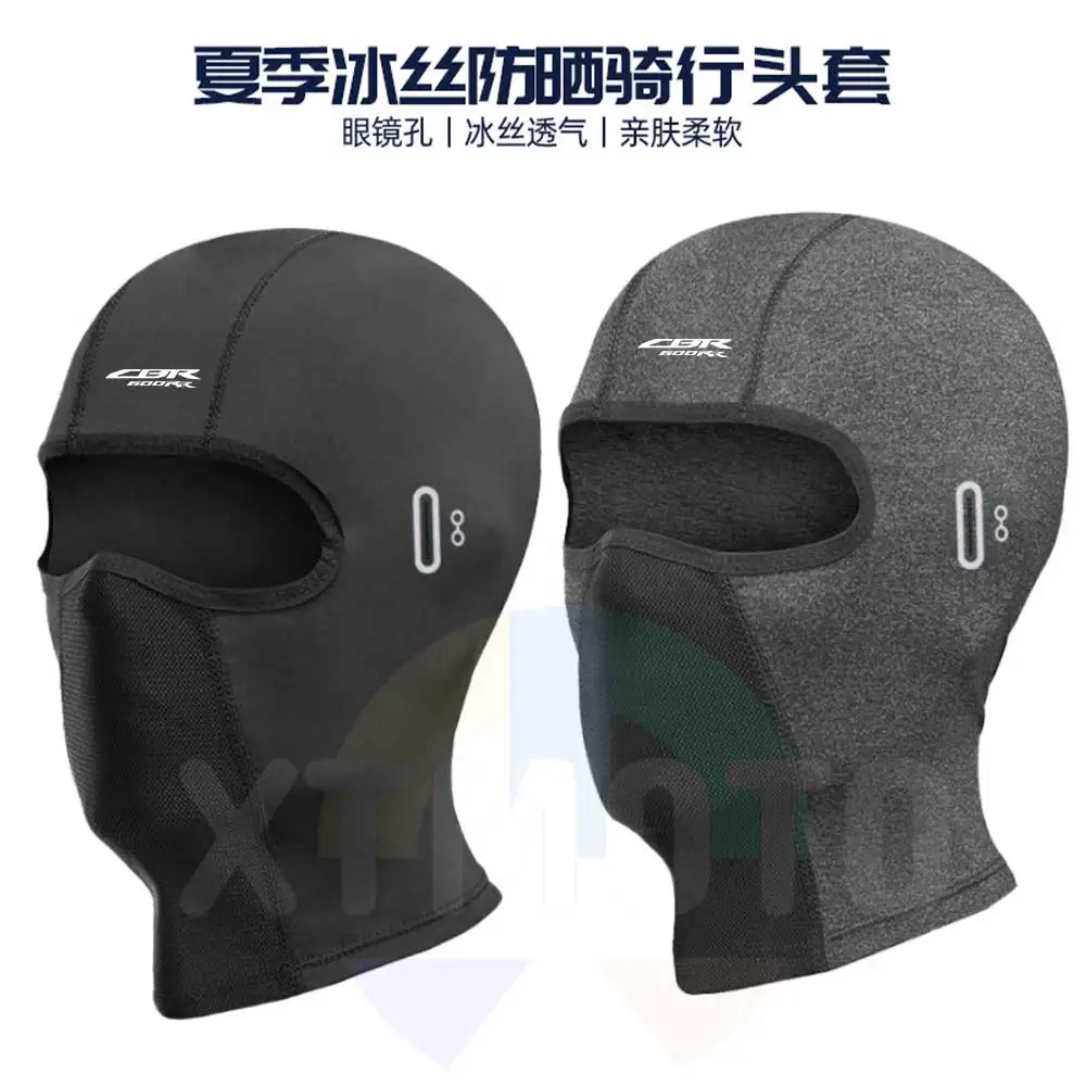 Motorcycle Balaclava Summer Cooling Hats Sun UV Protection Cycling Full Face Mask For HONDA CBR600RR