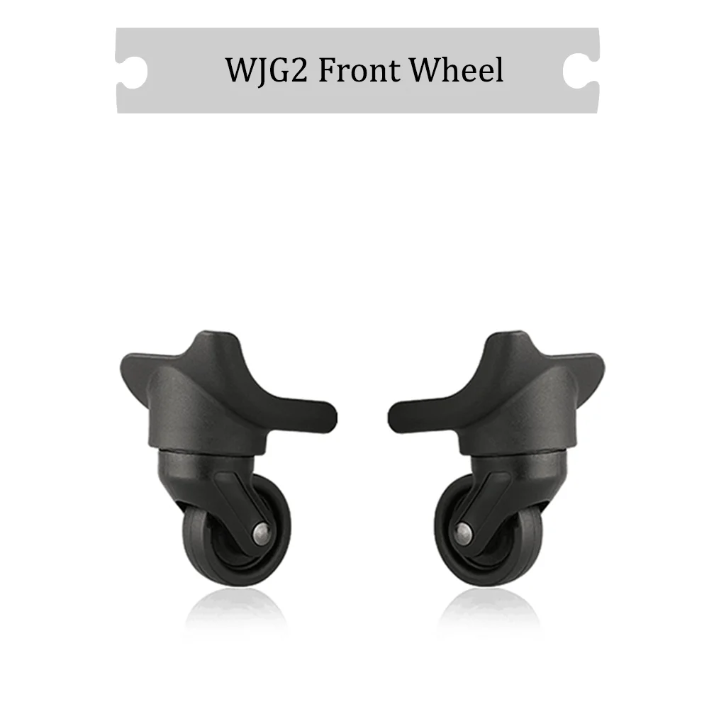 For Diplomat WJG2 Universal Wheel Black Replacement Suitcase Rotating Durable Silent Smooth Shock Absorbing Accessories Wheels