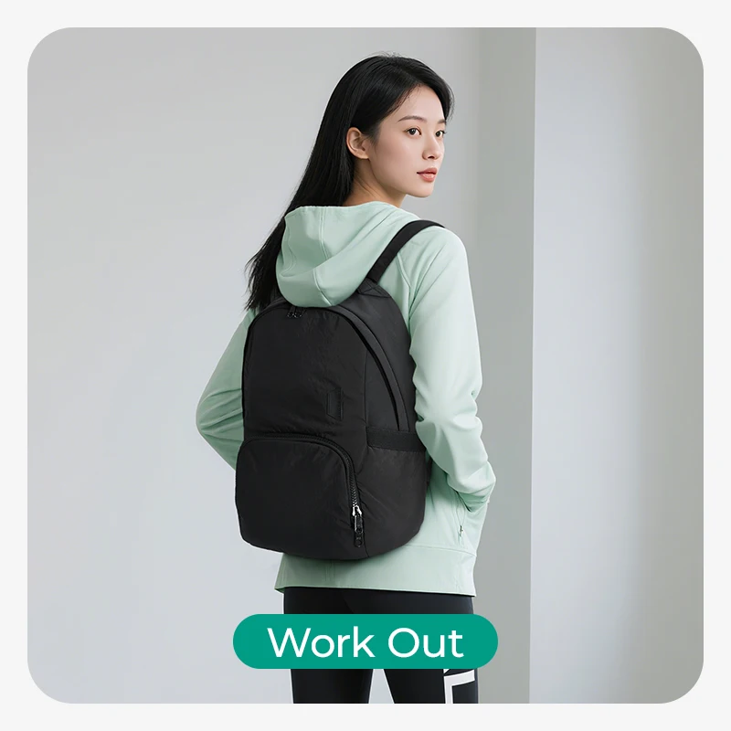 BAGSMAR 13 15.6 Inch Laptop Backpack Waterproof Nylon Travel Women's Backpack Cute School Bag Girl's College Computer Bag