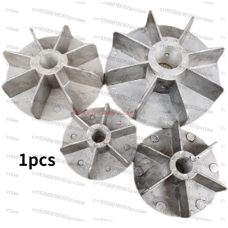 boiler fan rotor electric motor cooling impeller aluminum alloy for Boiler high temperature fan wind wheel motor cooling blade