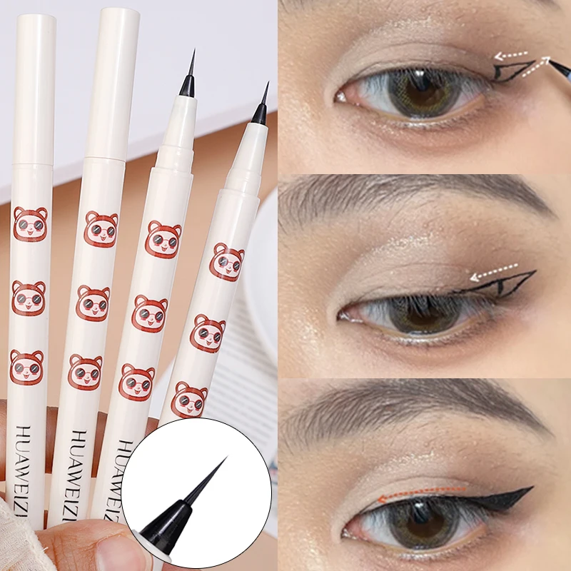 Penna per Eyeliner liquido opaco impermeabile Ultra-sottile liscia e duratura ad asciugatura rapida senza rivestimento per gli occhi in fiore cosmetico per il trucco degli occhi delle ciglia inferiori