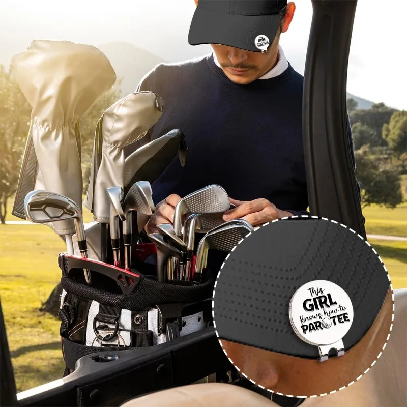 Marcador de pelota con Clip magnético, accesorios de Golf divertidos y regalos de Golf para mujer, su esposa