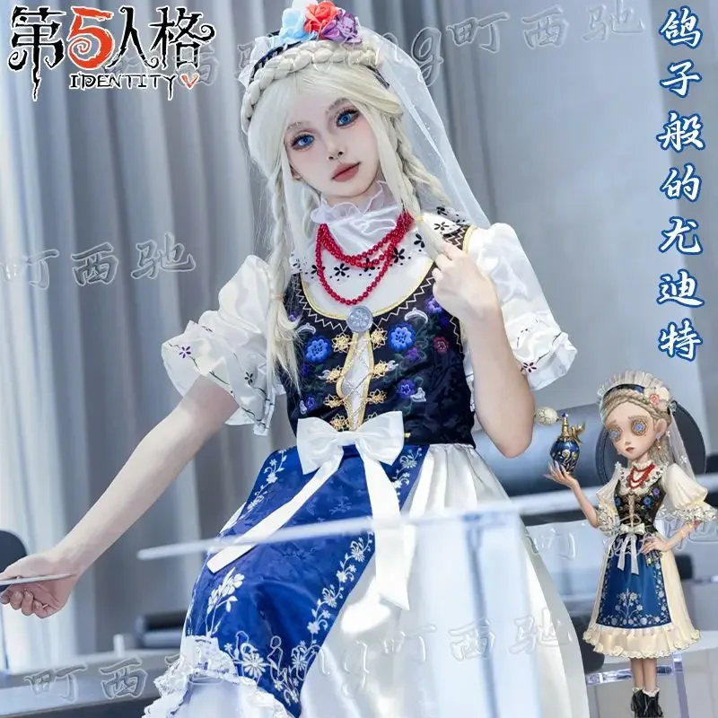 

Identity V Perfumer Uniform Outfit Women Party Princess Dress Vera Nair Cosplay Costume Game Halloween Xmas Carnival Full Set