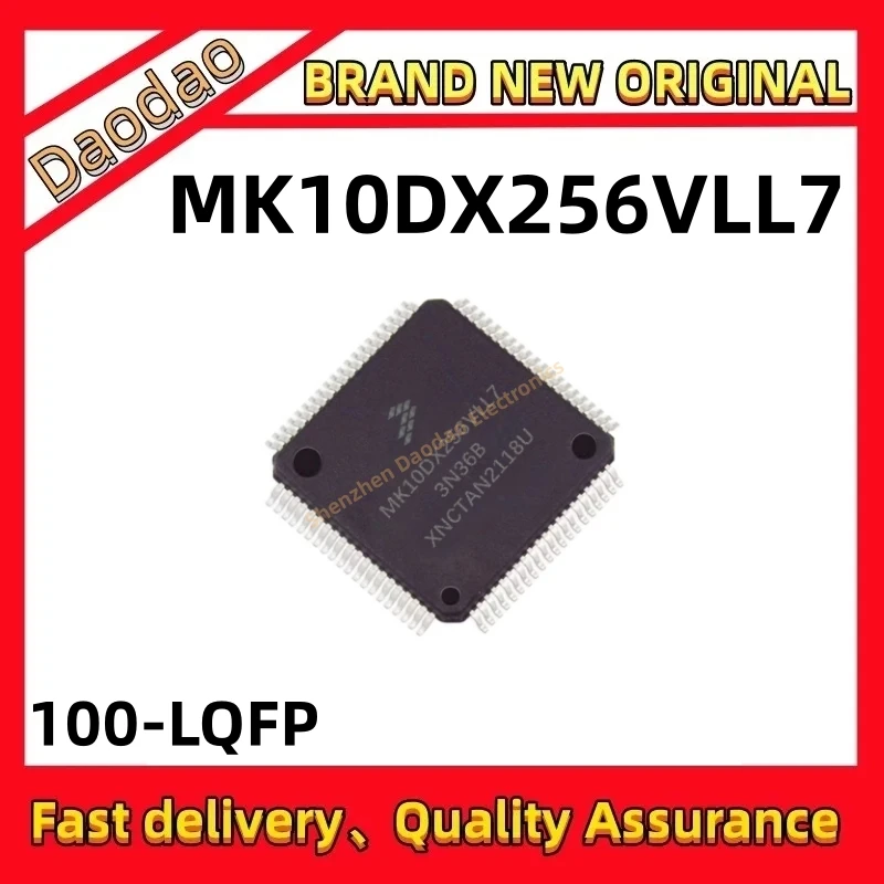 

Quality New MK10DX256VLL7 MK10DX256VLL MK10DX256 MK10DX MK10 IC MCU chip LQFP-100