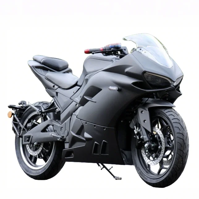 8KW High-Power Hub Motor Electric Motorcycle 72V for Adults with 110km/h Top Speed