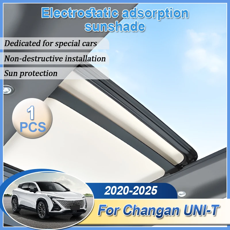 

Roof Sunshades For Changan UNI-T UNIT UNI T 2020 2021 2022 2023 2024 2025 Electrostatic Adsorption Sunroof Sunshades Accessories