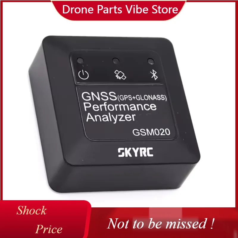 

DPSKYRC GSM020 GNSS Performance Analyzer Power Bluetooth APP GPS Speed Meter for RC Car Helicopter FPV Drone