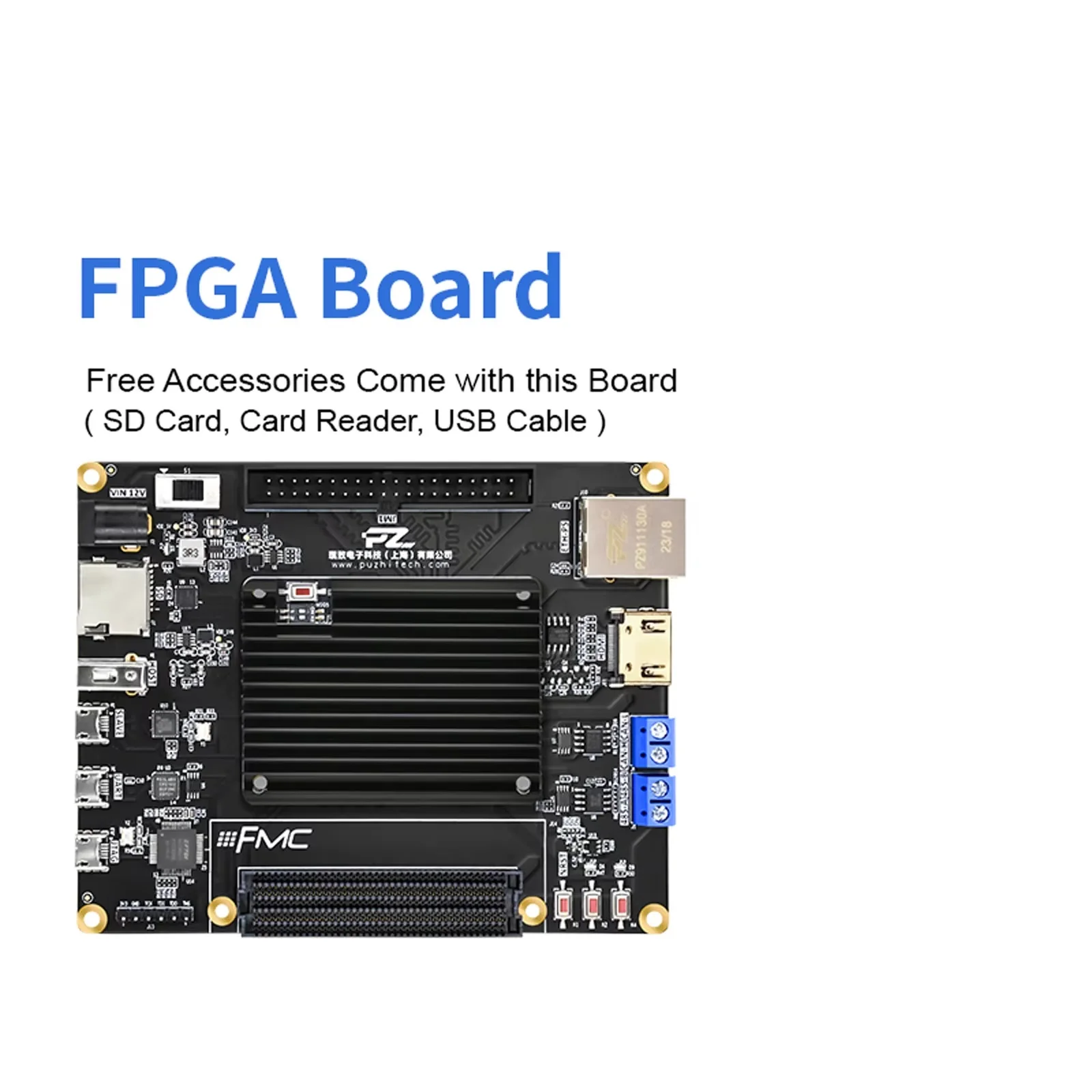 Puzhi PZ7020S-FL-KFB FPGA Development Board Xilinx ZYNQ7000 XC7Z020 FMC LPC Board