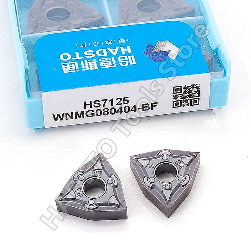 WNMG080404-BF HS7125/WNMG080408-BF HS7125 WNMG431 WNMG432 WNMG080404 WNMG080408 HADSTO CNC carbide inserts Turning inserts