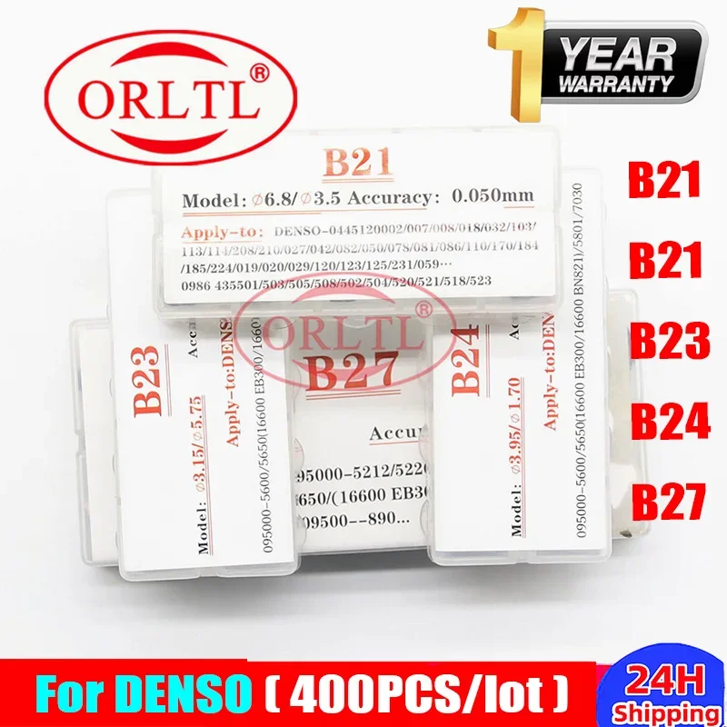 400pc/LOT Custom size Injector Shims Gaskets B21 B23 B24 B27 Diesel Nozzle Valve Adjust Washer Repair For DENSO