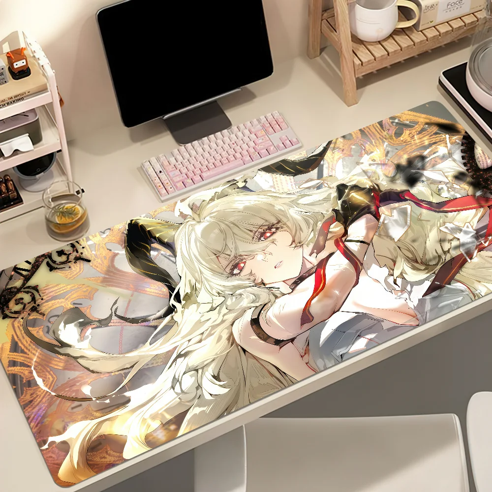 Wuthering Waves Zani Mouse Pad Large Non-slip Lockedge Desktop Computer Desk Mat Keyboard Writing MousePad Office Gamer Student