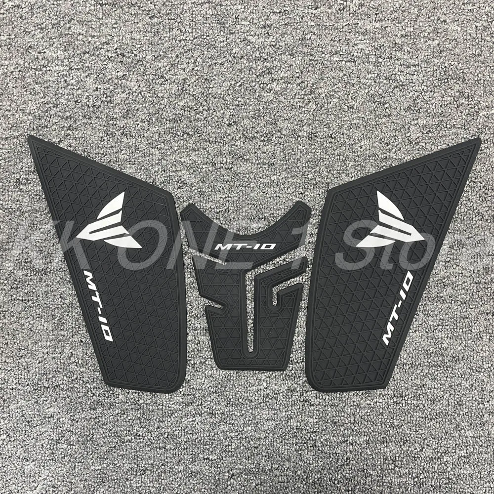 แผ่นรองถังน้ำมันสำหรับ Yamaha MT-10 MT10 Mt 10 2018-2023ด้านแผ่นป้องกันแผ่นป้องกันหัวเข่าของรถยนต์