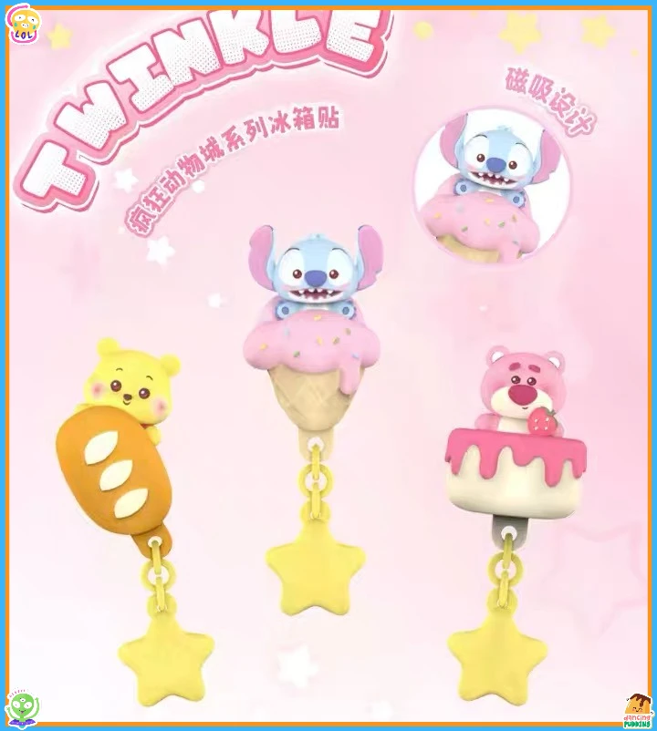 MINISO Miniso Zootopia Series صندوق أعمى جودي مغناطيس الثلاجة يهز ضوء الثلاجة الديكور